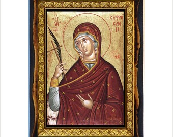 Euphrosyne of Alexandria - Saint Euphrosyne - Euphrosyne de Alexandrie - Sainte Euphrosyne - Santa Eufrosina - Swieta Eufrozyna - Eufrosina