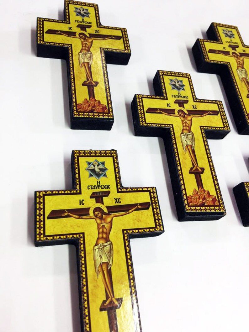 Crucifix Jesus Wall Cross Wood Cross Hanging Croix Etsy