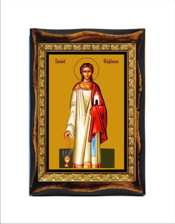 Rufinus of Assisi Saint Rufinus Rufin d'Assise Etsy