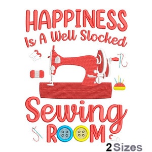 Sewing Room Embroidery - Hobbies Embroidery - Sewing Quotes Embroidery - Machine Embroidery Design - Digital Instant Download - 2 Sizes
