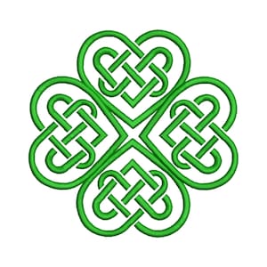 Keltisk Shamrock - Maskinbroderidesign / Irländskt broderimönster / Broderifil / Digitalt broderimönster / Omedelbar nedladdning