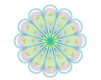 Botanical Bliss: Floral Bloom Embroidery Design - DIY Nature Embroidery Pattern - Machine Embroidery Design - Digital Instant Download