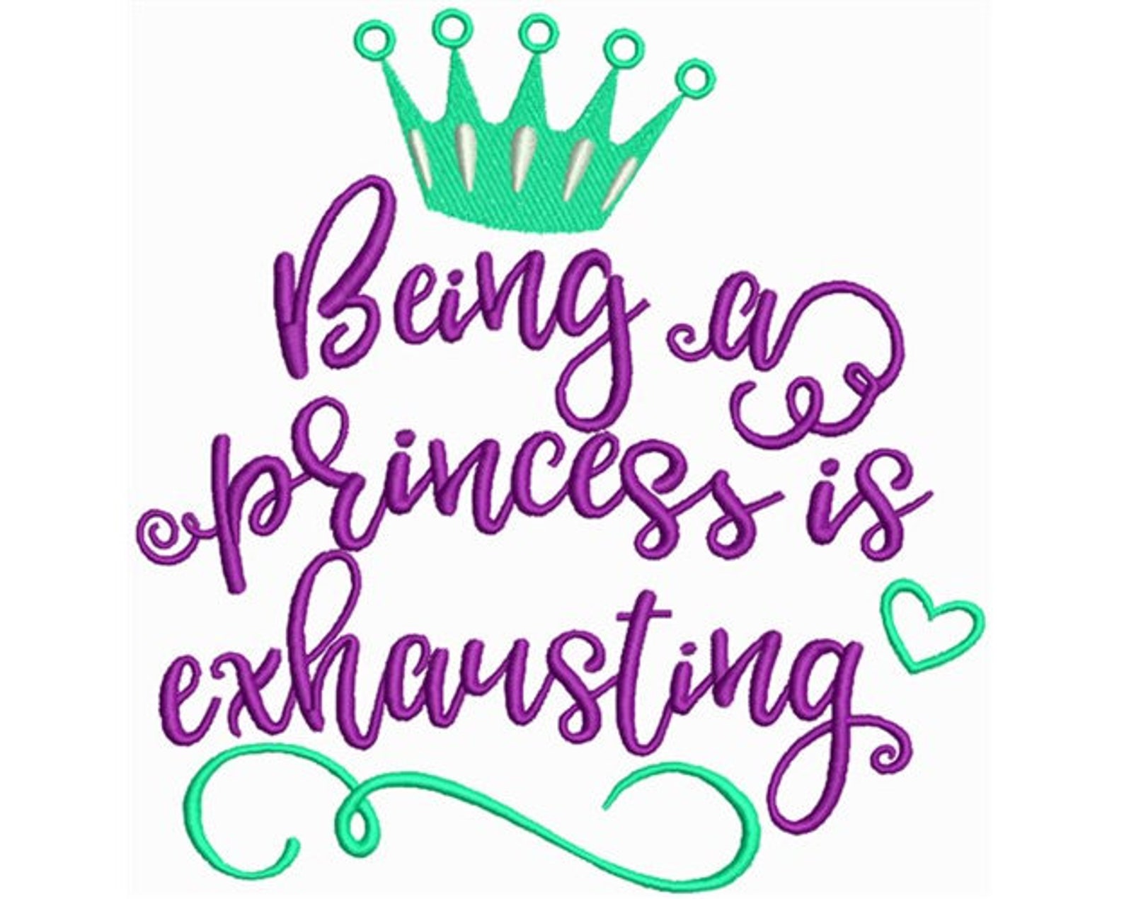 Queen Embroidery Designs / Princess Crown Machine Embroidery Etsy