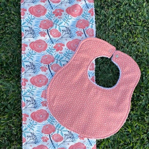 Bib and Burp Cloth Sewing Pattern / PDF Sewing Pattern, Baby, Kid ...