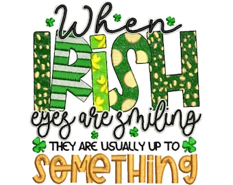 Irish Eyes - Stickdatei, St Patricks Stickdatei, Stickdatei, sofort Download