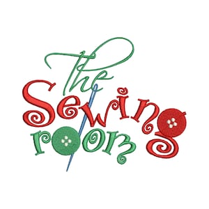 The Sewing Room Machine Embroidery Design / My Embroidery Space Embroidery Design / Needle Bobbin Digital Embroidery File / Embroidery Room