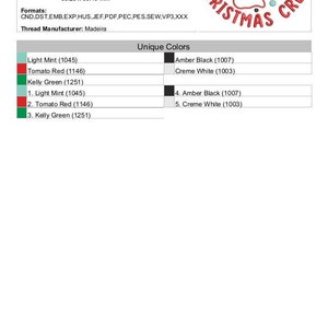 Nurse Christmas Crew - Festive Nurse Gift Embroidery - Xmas Embroidery - Machine Embroidery Design - Digital Instant Download - 2 Sizes image 2