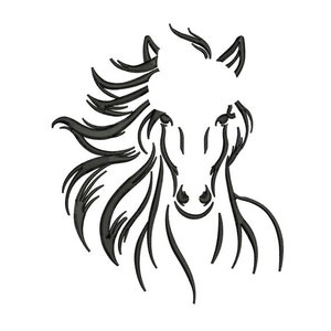 Horse  - Majestic Horse Embroidery - Horse Embroidery - Homde Decor Embroidery - Machine Embroidery Design -Digital Instant Download-2 Sizes