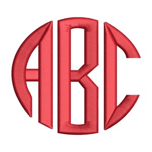 Monogram Font Machine Embroidery Design/ Monogram Machine Embroidery Fonts / Embroidery Monogram Letter / Embroidery Alphabet Letters/
