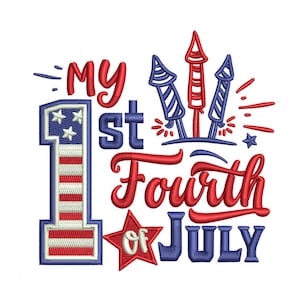 dog 4th of july machine embroidery designs