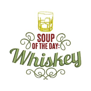 Whiskey Machine Embroidery Design, Embroidery Designs, Alcohol Machine Embroidery, Embroidery Patterns, Embroidery Files, Instant Download