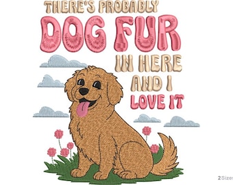 Dog Lover Machine Embroidery Design - 2 sizes, Gift for Dog Lovers, Dog Quotes Pattern, Animal Embroidery