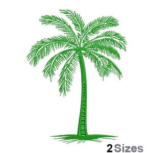 Tropical Palm Embroidery - Palm Tree Embroidery - Farm Embroidery - Machine Embroidery Design - Digital Instant Download - 2 Sizes