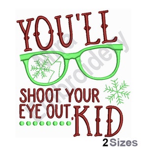Christmas Story Quote - Machine Embroidery Design, Christmas Embroidery Design