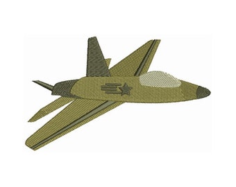 Fighter Jet Machine Embroidery Design / Fighter Plane Embroidery Pattern / Air force Embroidery File/ USAF Digital Download