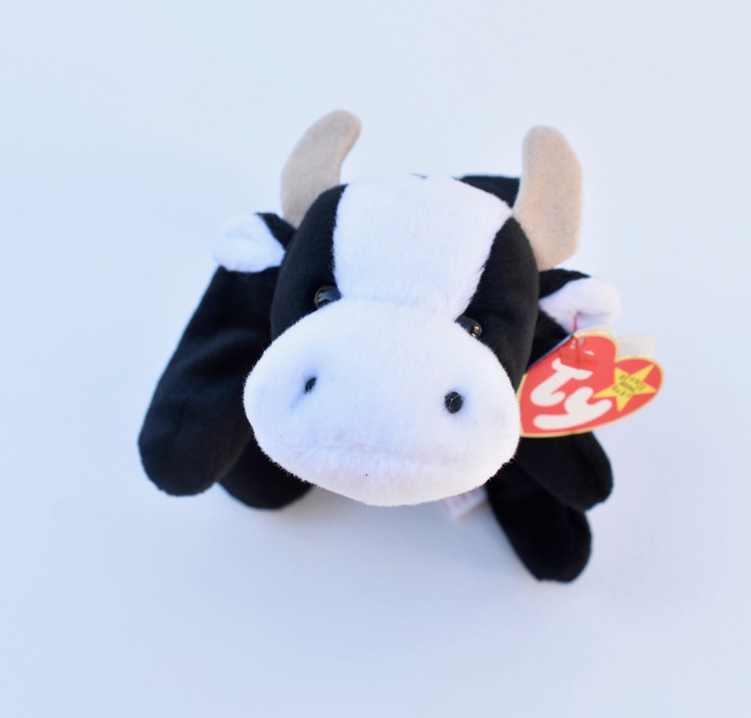 Ty Beanie Babies Daisy the Cow Plush Toy Mint With Errors Etsy