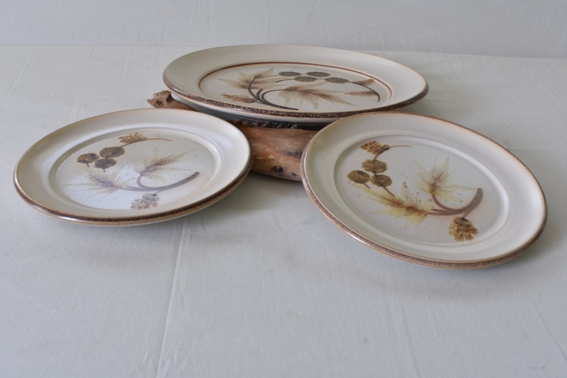 Vintage Denby Dinner & Salad Plates Early 1970's Cotswold Etsy
