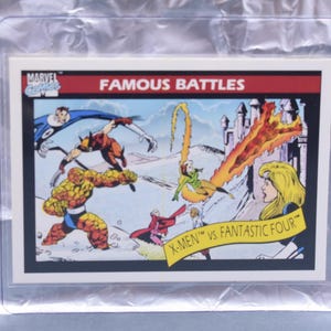 1990 Marvel Universe X-Men VS. FANTASTISCHE VIER #101 Famous Battles: waardevolle investering