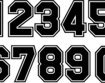 Download Jersey number svg | Etsy