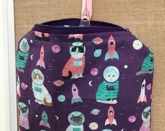 Planets Stars Astronaut And Spaceship Coin Purses Vintage Pouch Kiss-lock Change Purse Wallets