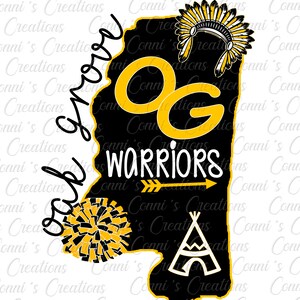 Archivo digital de sublimación de Oak Grove - png