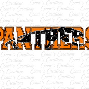 Medina Valley Panthers Digitales Sublimationsdesign - png