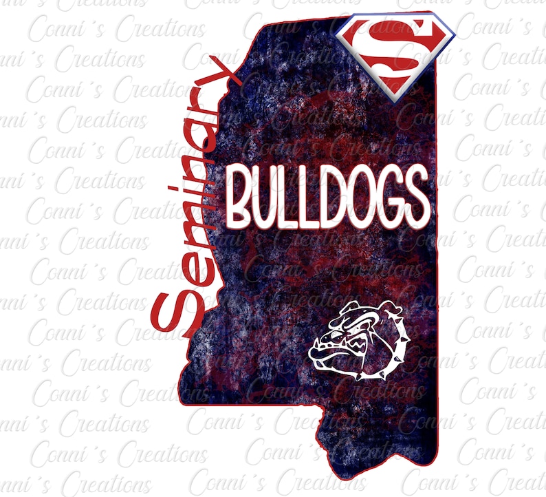 png Seminary Bulldogs Sublimation Digital Design