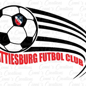 Hattiesburg Futbol Club - Soccer Digital Sublimation Design - png