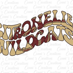 Citronelle Wildcats Digital Sublimation Design--png