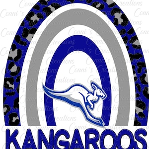Weatherford Kangaroos Digital Sublimation Design - png