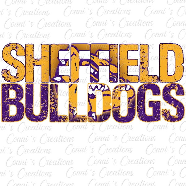 Sheffield Bulldogs Sublimation Digital Design - png
