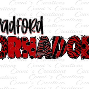 Bradford Tornadoes Cute Sublimation Design - png