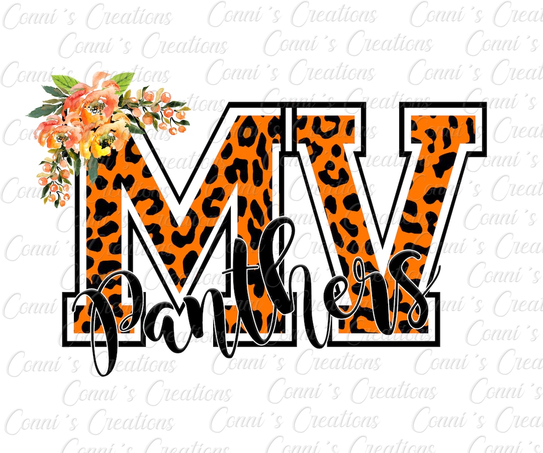 Medina Valley Panthers PNG Digital Sublimation Desing Etsy