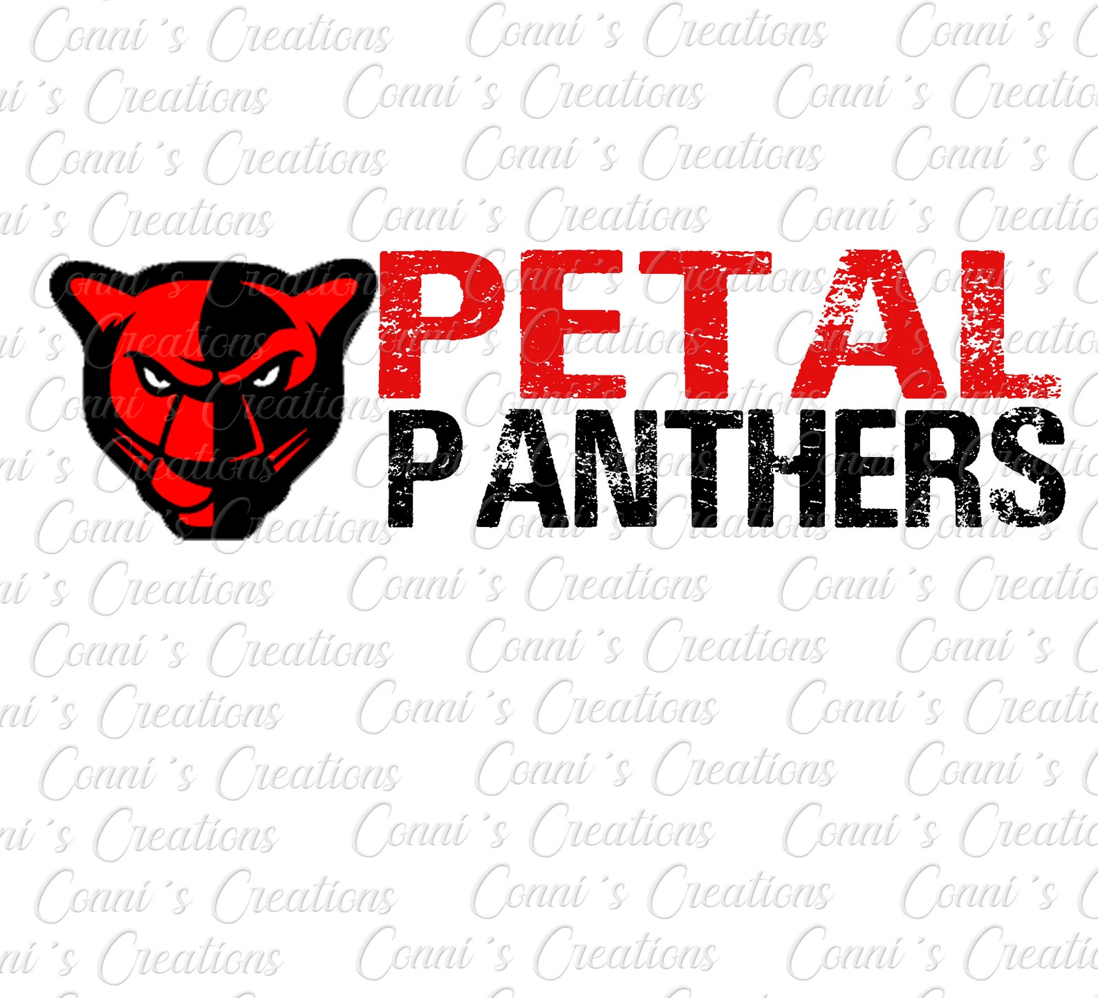 Petal Panthers Sublimation digital design Etsy