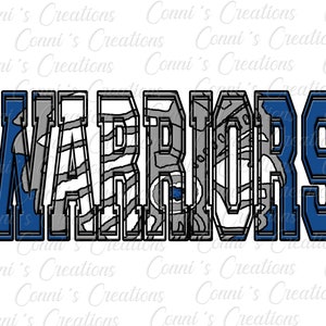Warriors Digital Sublimation Design - png
