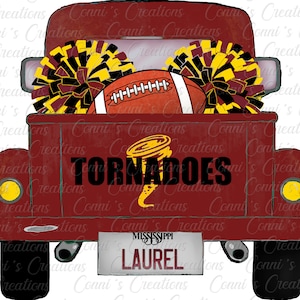Laurel Tornadoes Digital Sublimation Design -png