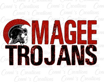 Magee Trojans Digital Sublimation Design - png