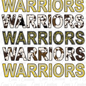 Diseño de sublimación digital Oak Grove Warriors- png