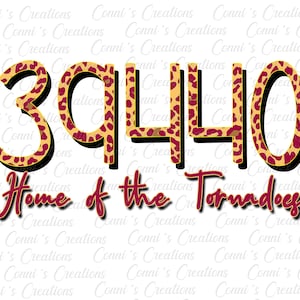 39440 - Home of the Laurel Tornadoes - Digital Sublimation Design - png
