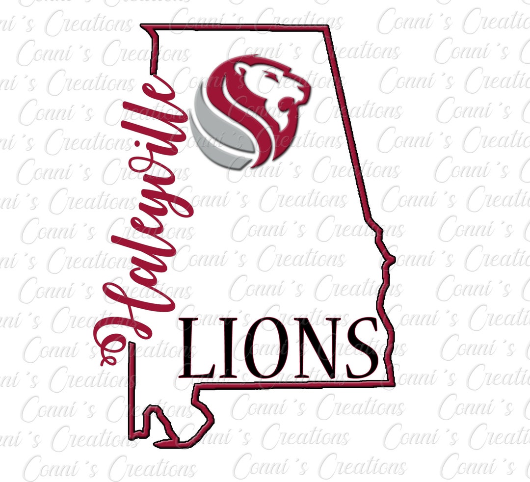 Haleyville Lions Digital Sublimation Design Png Etsy