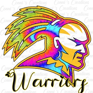 Oak Grove Warriors Tie Dye Diseño de Sublimación Digital - png