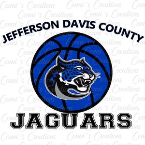Jefferson Davis County Jaguars sublimation design - png