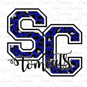 Stone County Tomcats Digital Sublimation Design - png