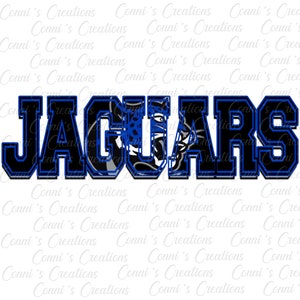 Jefferson Davis Jaguars Digital Sublimation Design - png