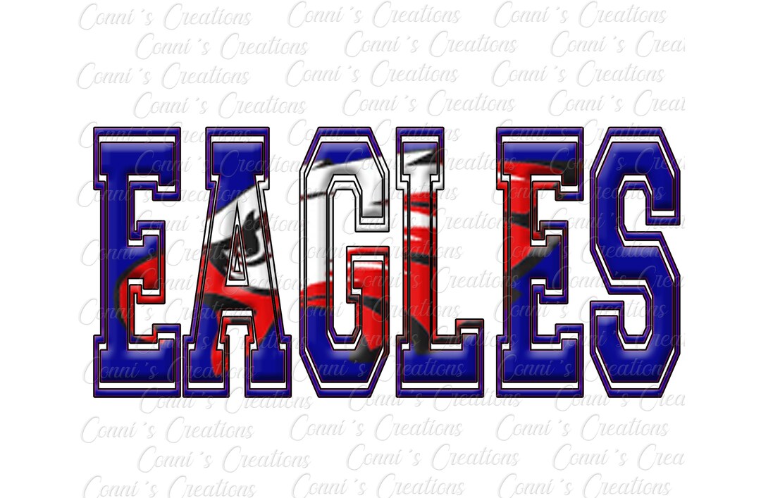 East Marion Eagles Digital Sublimation Design Png Etsy