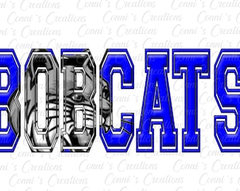 Bobcats Digital Sublimation Design - png