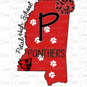 Petal Panthers Sublimation digital design