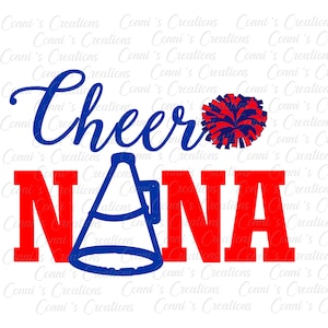 Cheer Nana Digital Sublimation Design - png
