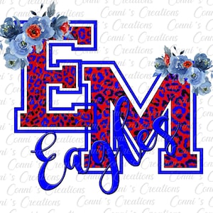 East Marion Eagles Sublimation digital design- png