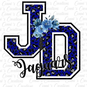Jefferson Davis County Jaguars sublimation design - png